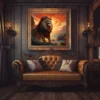 Pintura digital de el León de Nemea. - Imagen 3