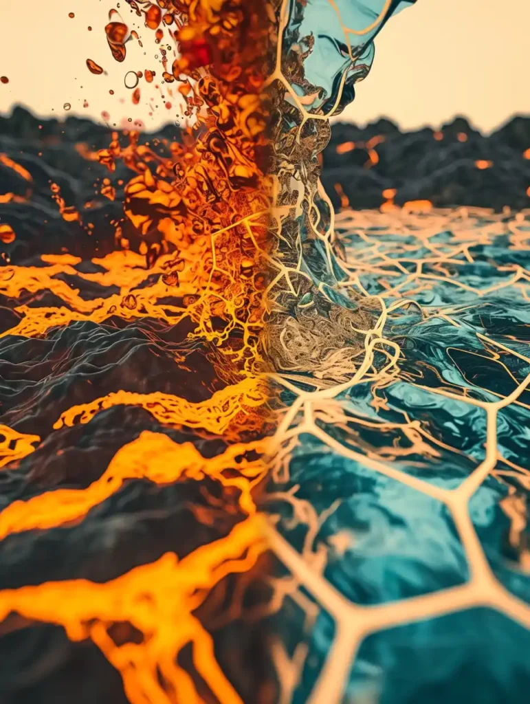 Comparativa visual entre la conducción metálica clásica y el flujo de electrones en el grafeno según la **Ley de Wiedemann-Franz**.